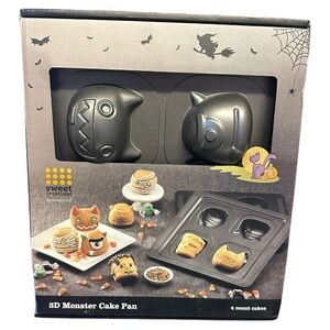 Halloween monster cake pan 3D